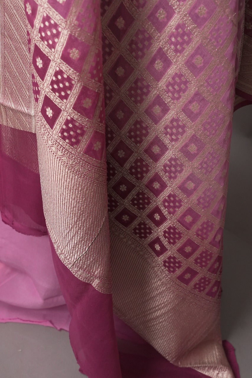 Pure Georgette Banarasi Salwar TSS2917