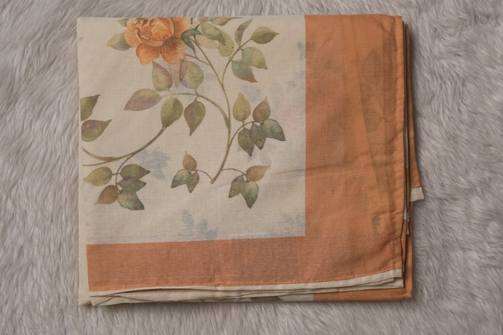Digital Print Cotton Saree TSA2933