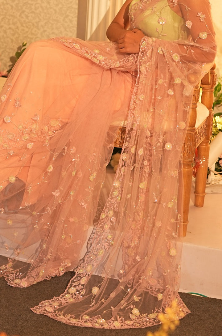 Net Saree TSA329
