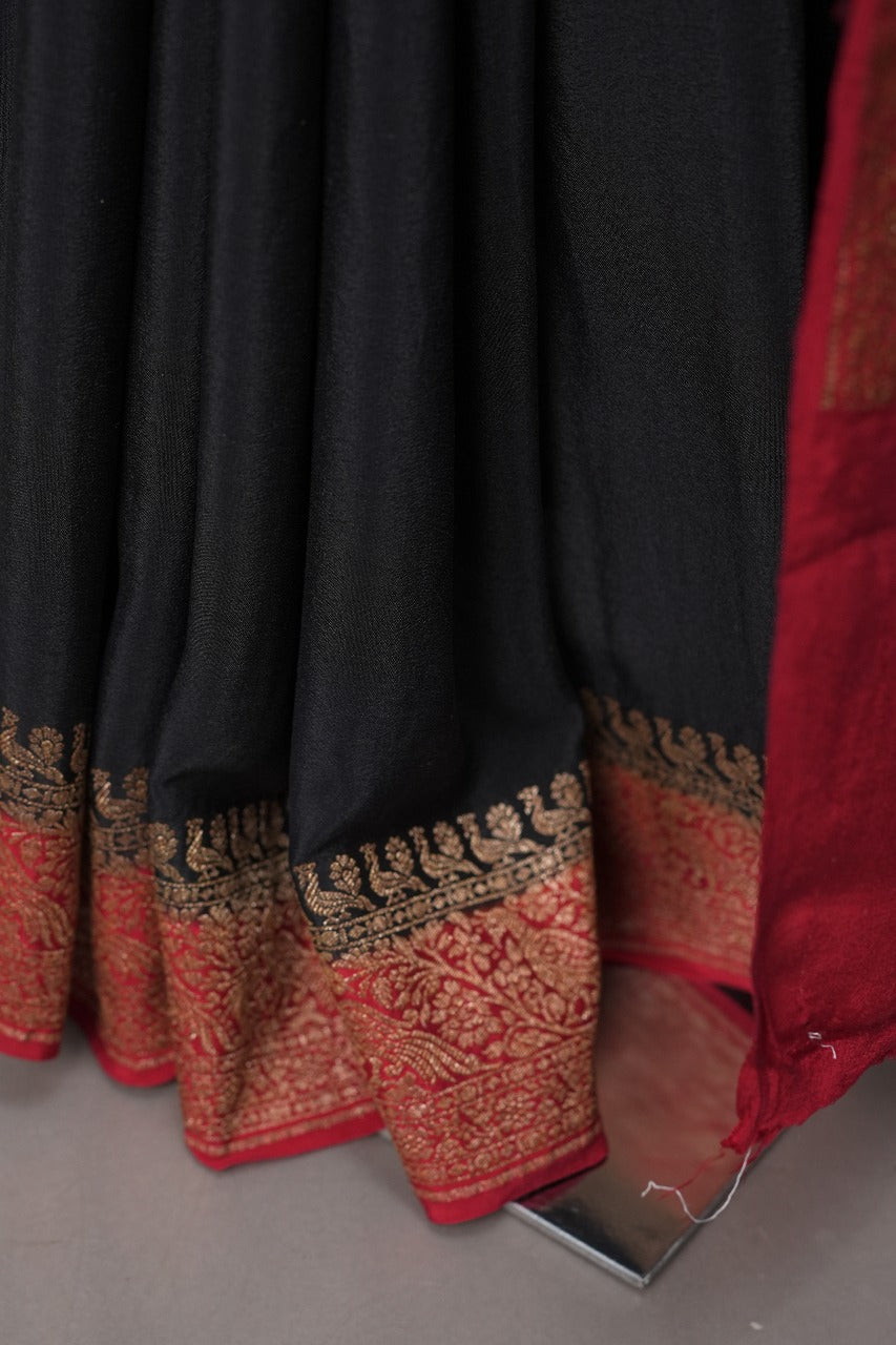 Georgette Banarasi Saree TSA2959