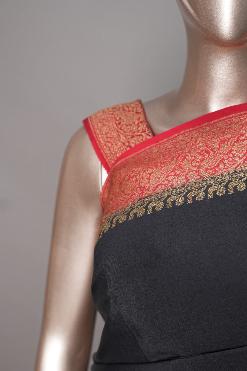 Georgette Banarasi Saree TSA2959