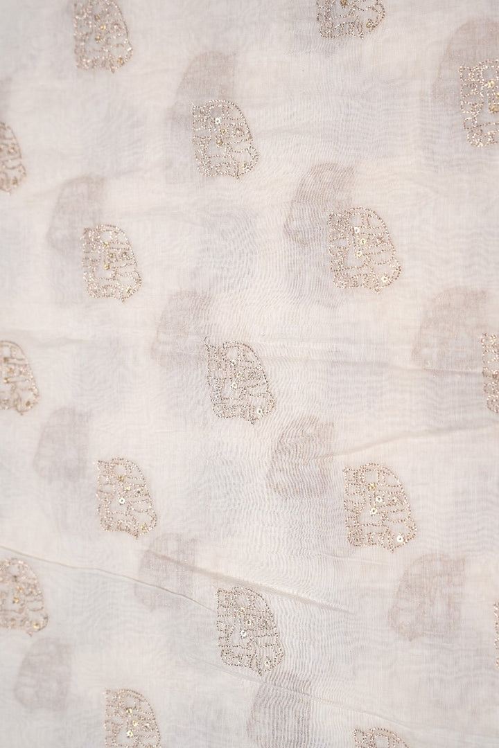 Chanderi with Motifs TRF2976