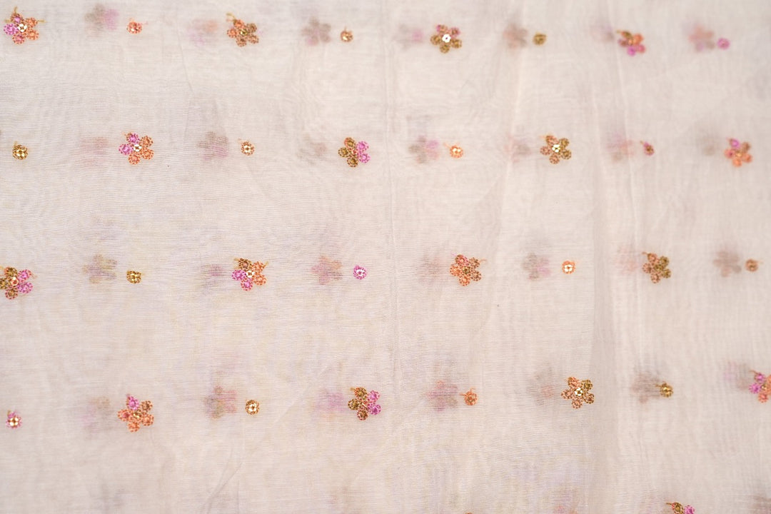 Chanderi with Motifs TRF2976