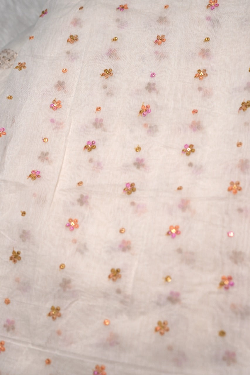 Chanderi with Motifs TRF2976