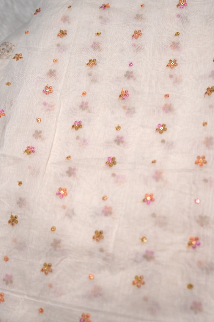Chanderi with Motifs TRF2976