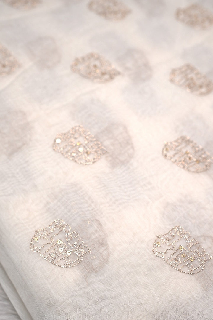 Chanderi with Motifs TRF2976