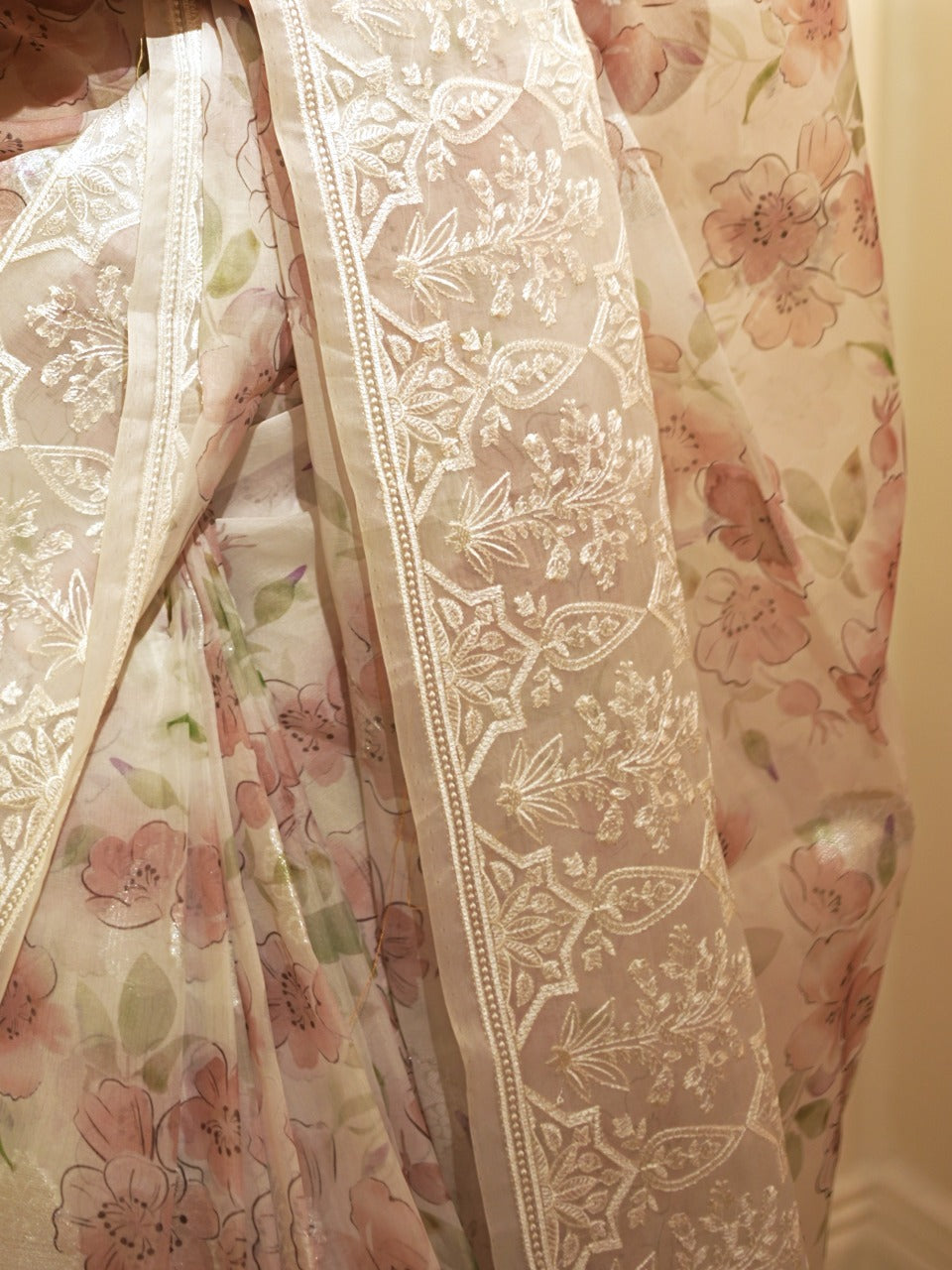 Organza Saree TSA334