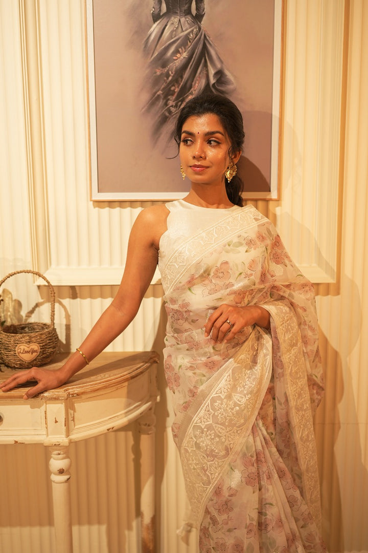 Organza Saree TSA334