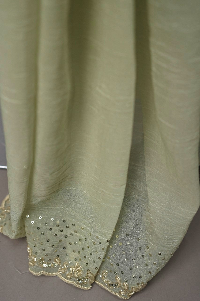 Crushed Tissue Saree TSA2981