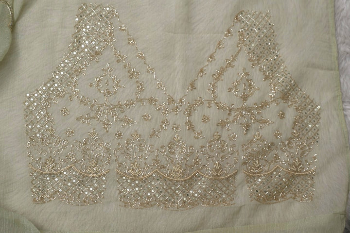 Crushed Tissue Saree TSA2981