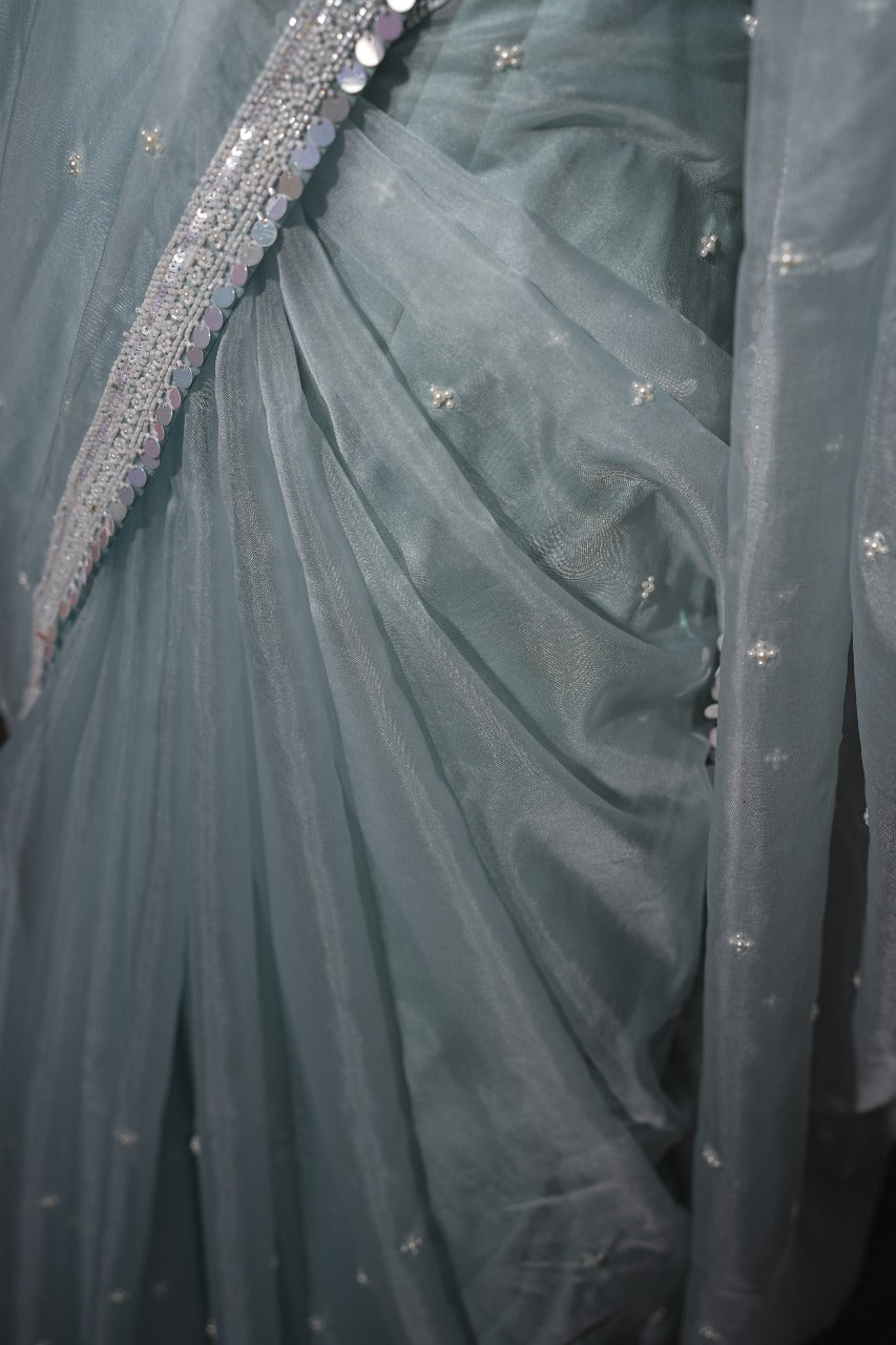 Organza Saree TSA2998