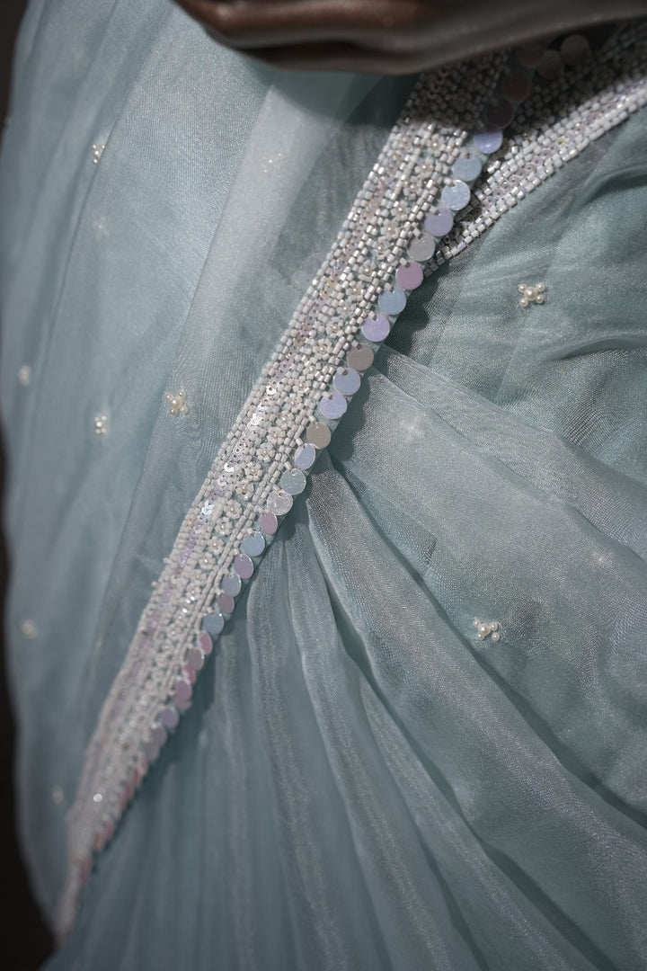 Organza Saree TSA2998