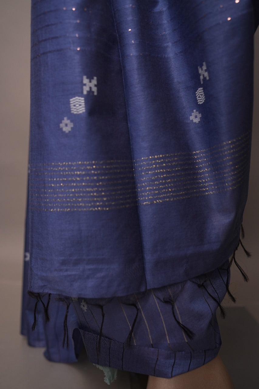 Semi-Tussar Saree TSA3005