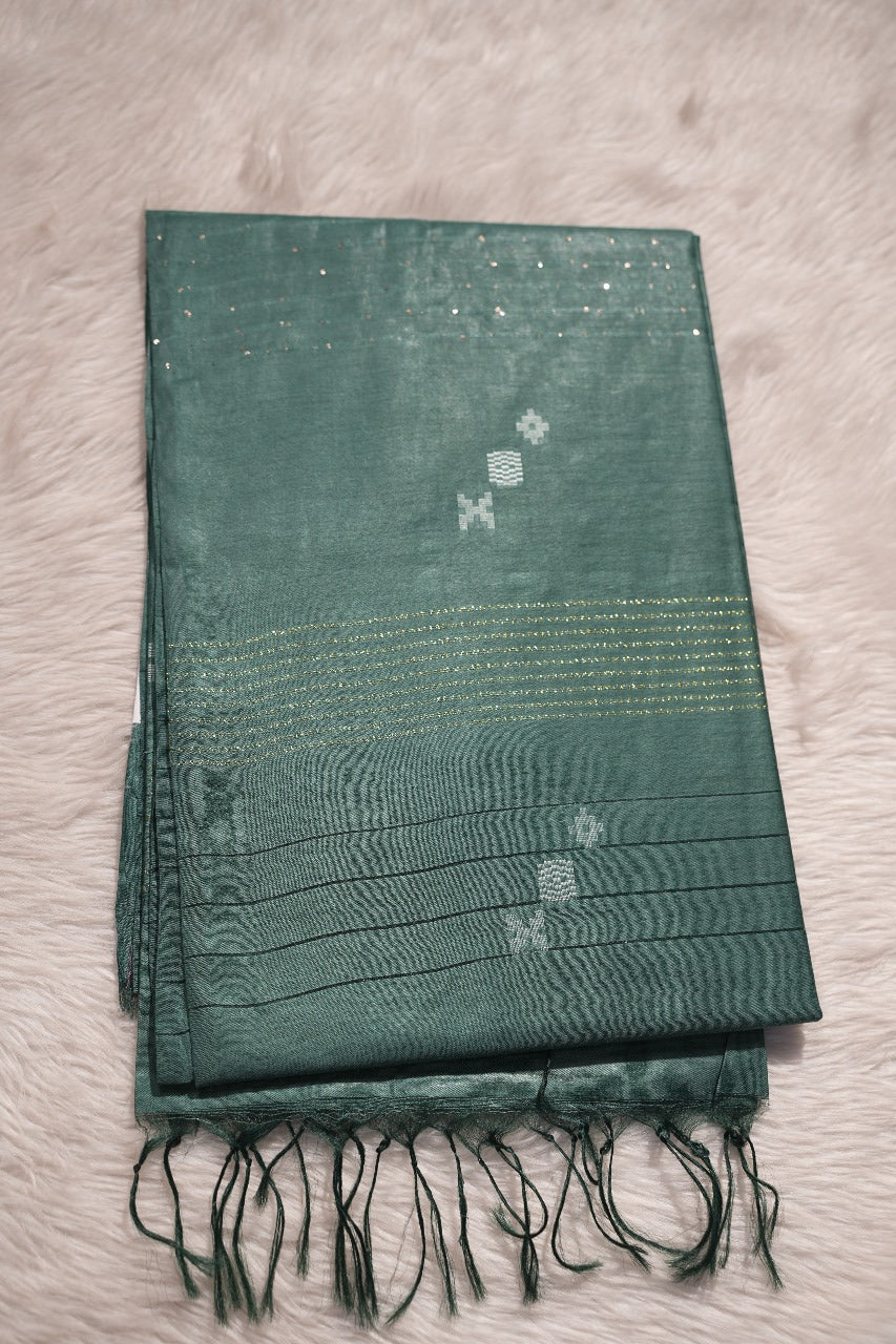Semi-Tussar Saree TSA3005