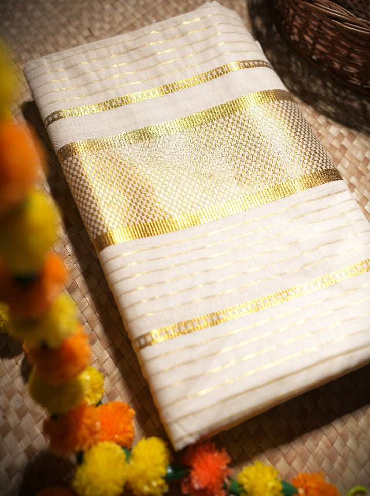 Cotton Onam Saree TSA335