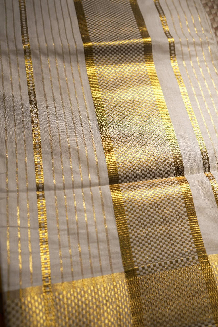 Cotton Onam Saree TSA335