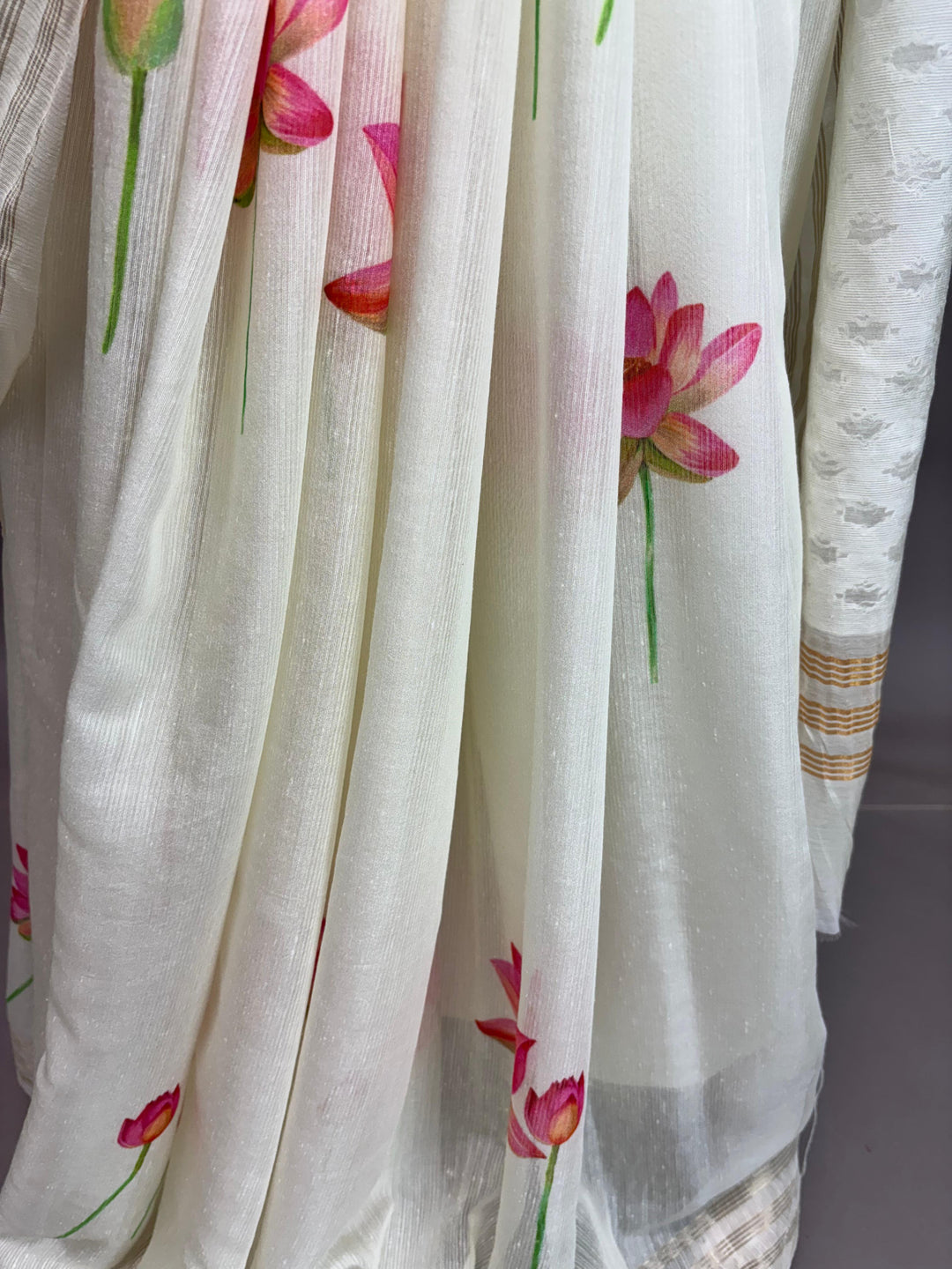 Chanderi Mix Saree TSA3019