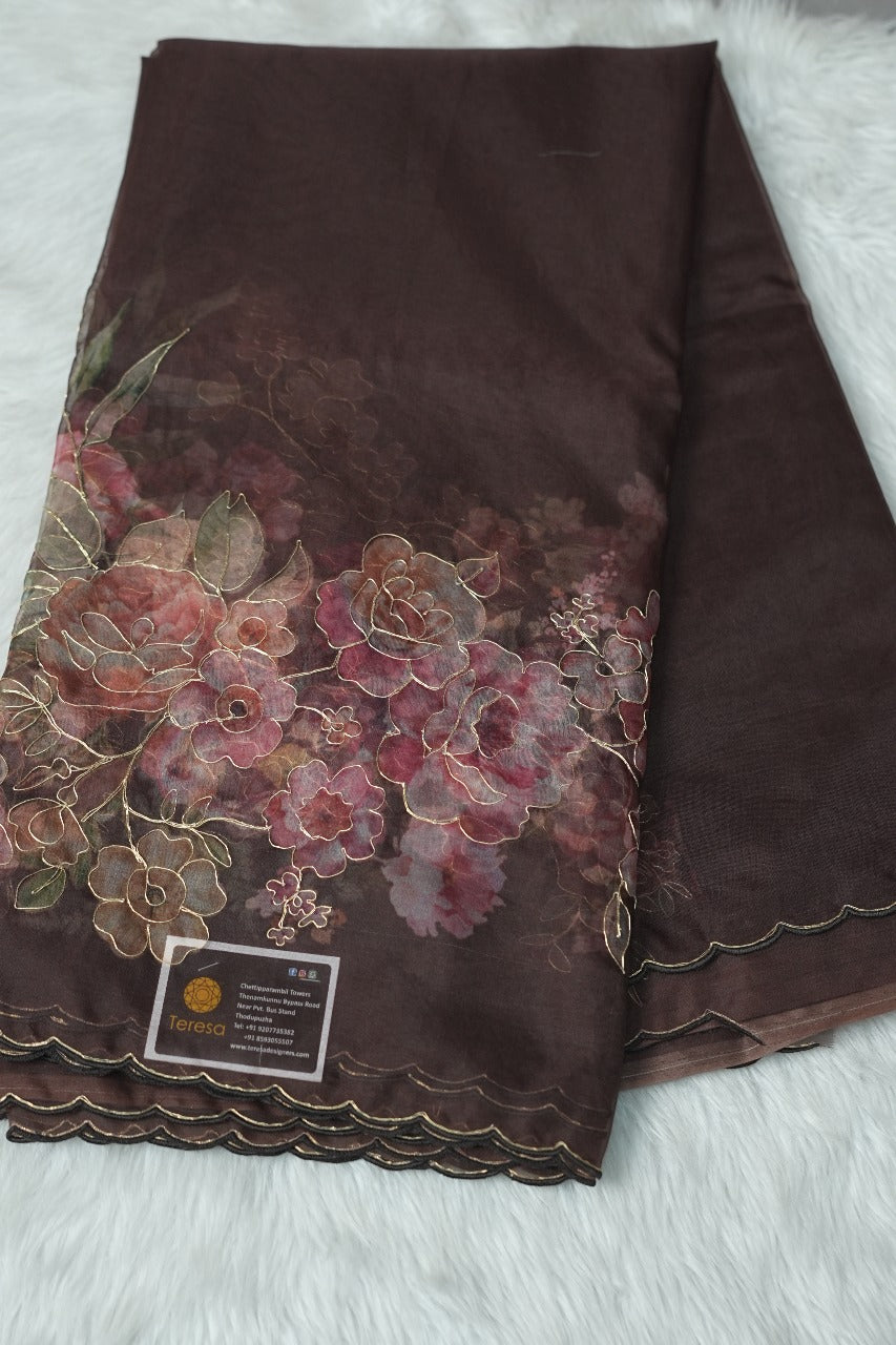 Organza Saree TSA3023