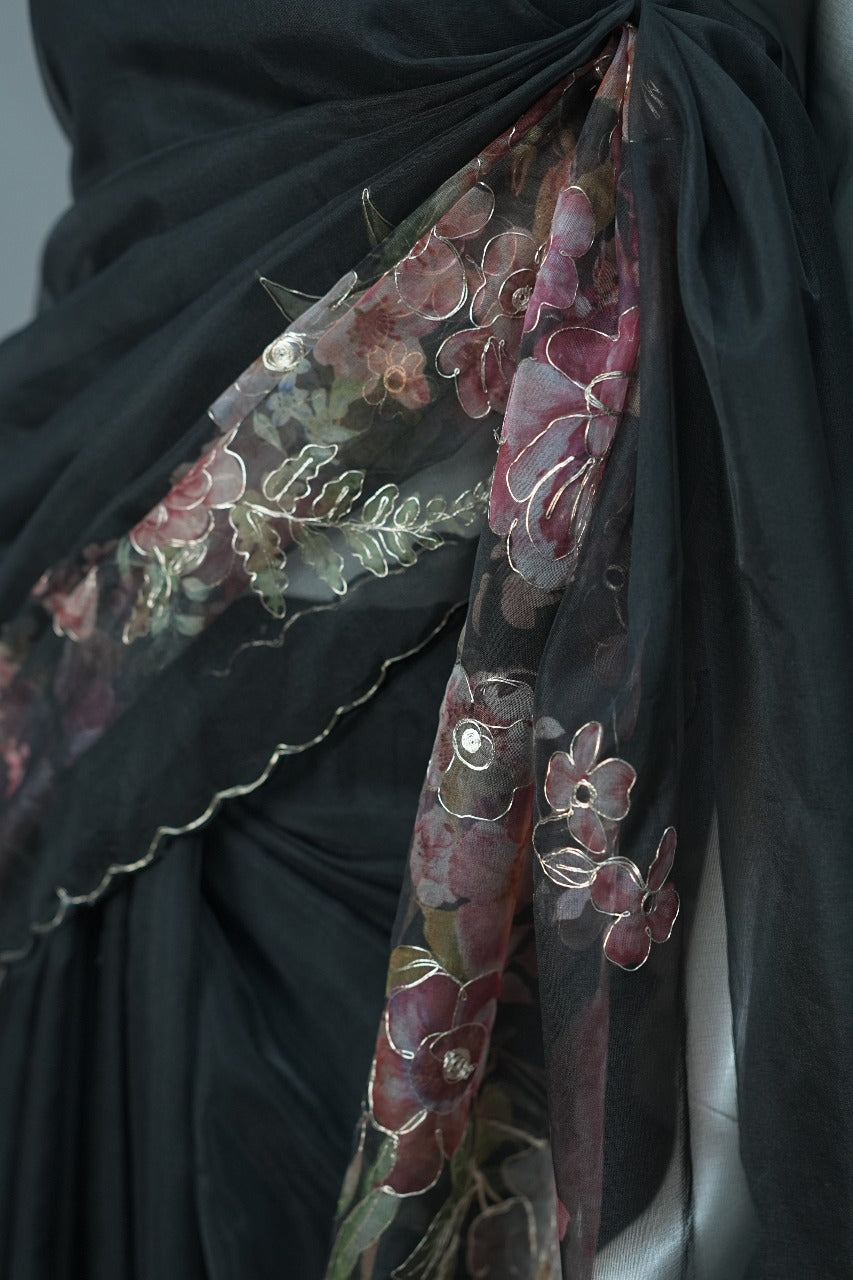 Organza Saree TSA3023