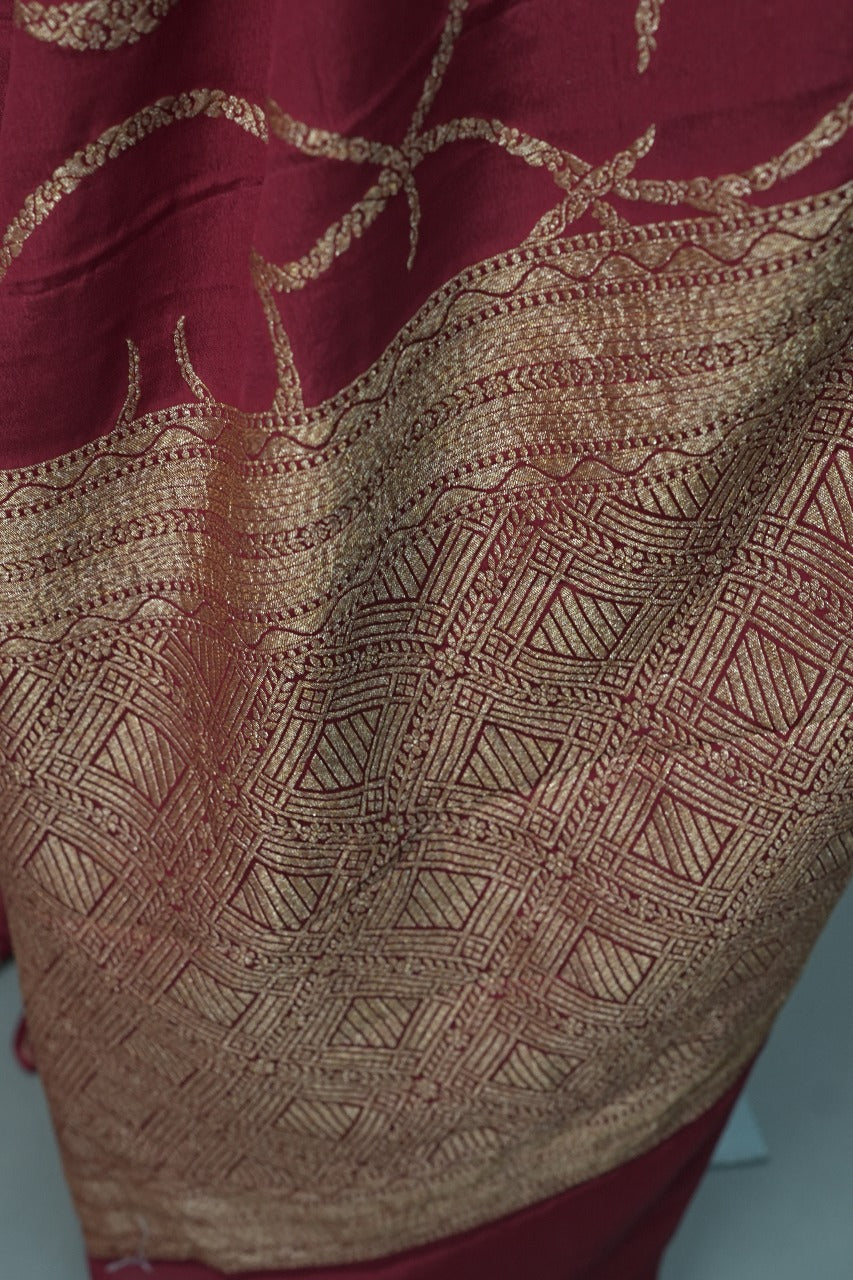 Crepe Saree TSA3028