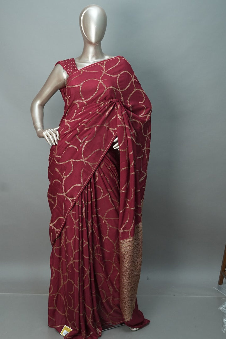 Crepe Saree TSA3028