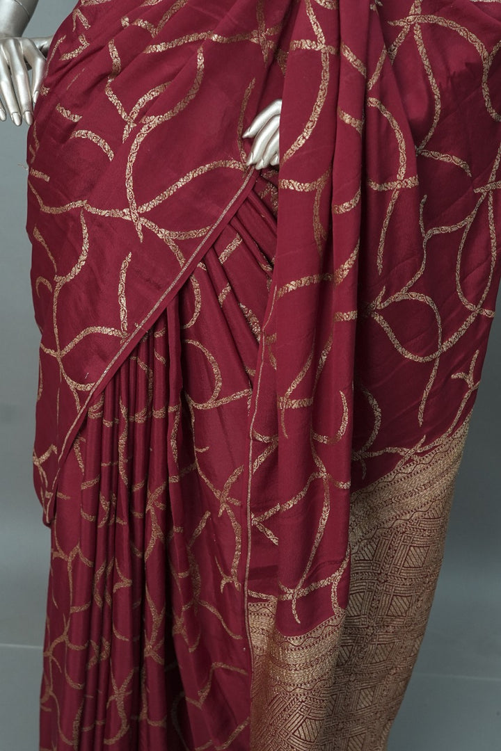 Crepe Saree TSA3028