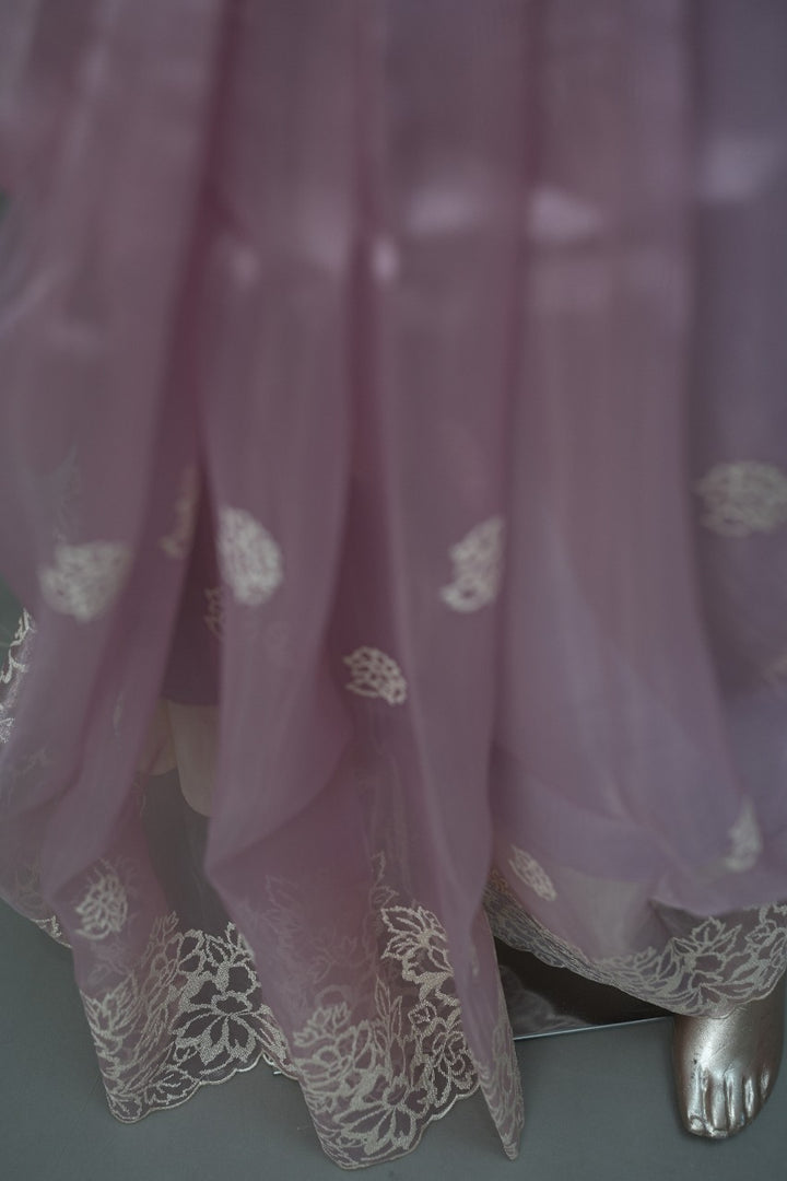 Glass Organza Saree TSA3032