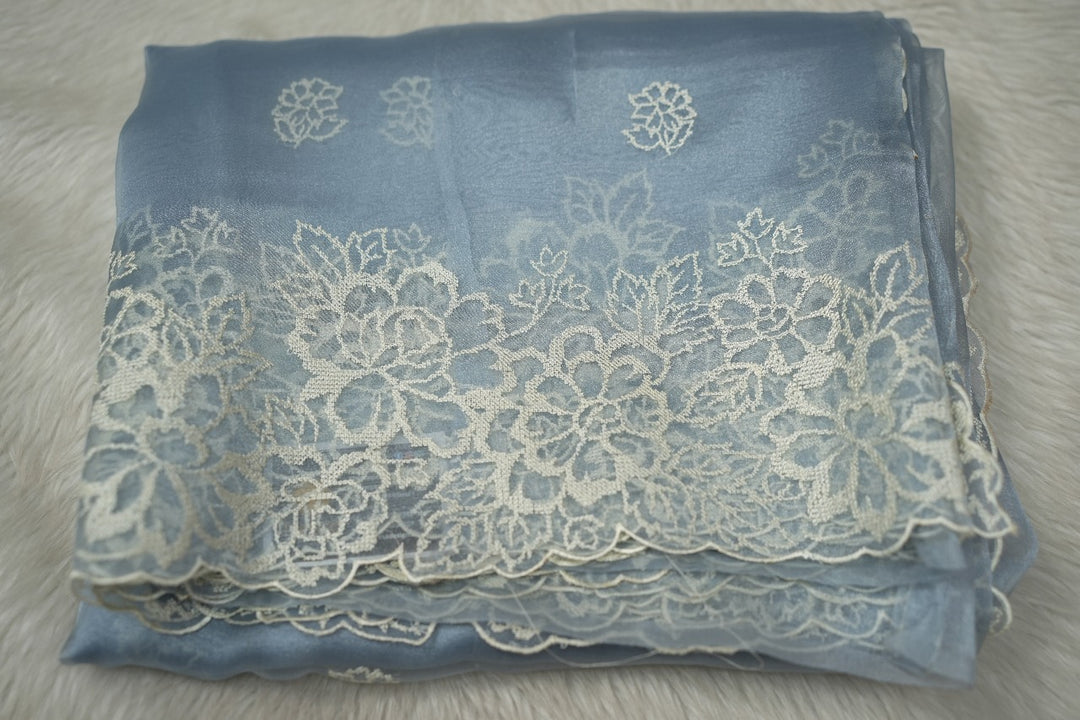 Glass Organza Saree TSA3032