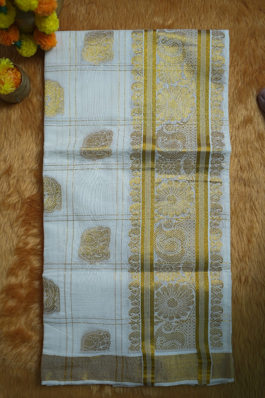 Kerala Cotton Saree TSA338