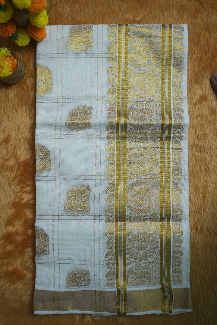 Kerala Cotton Saree TSA338