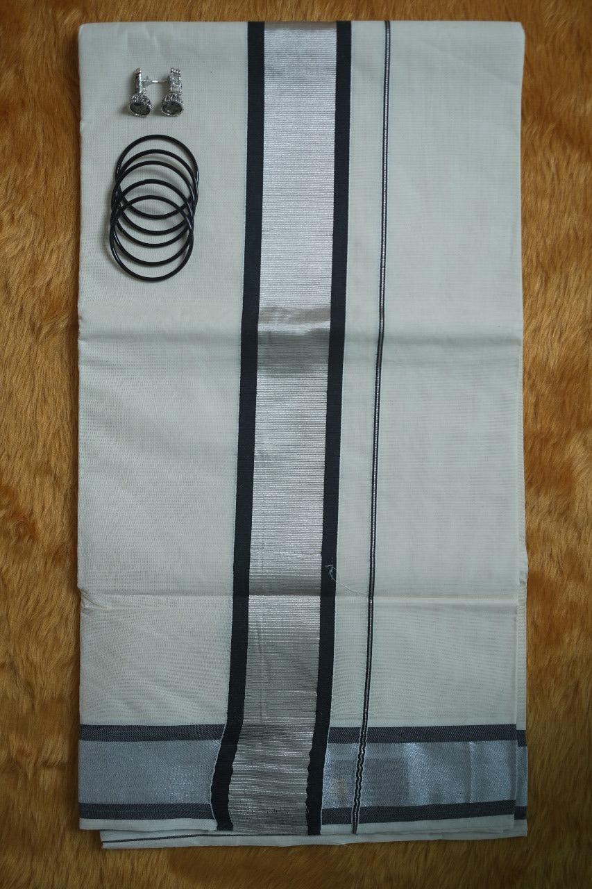 Kerala Cotton Saree TSA371