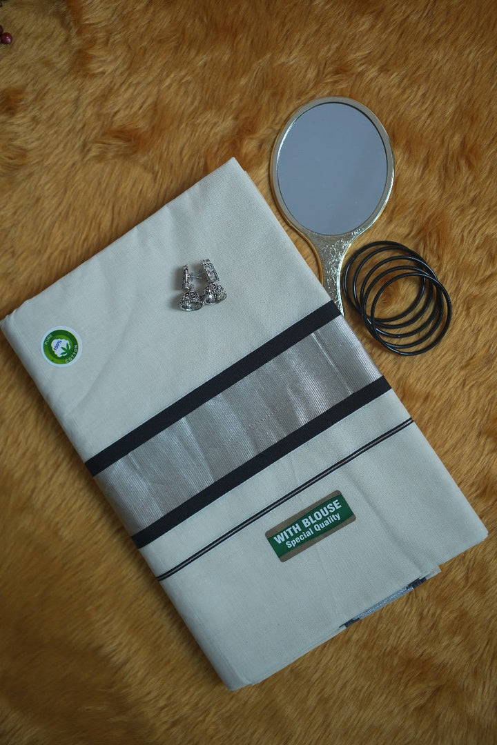 Kerala Cotton Saree TSA371