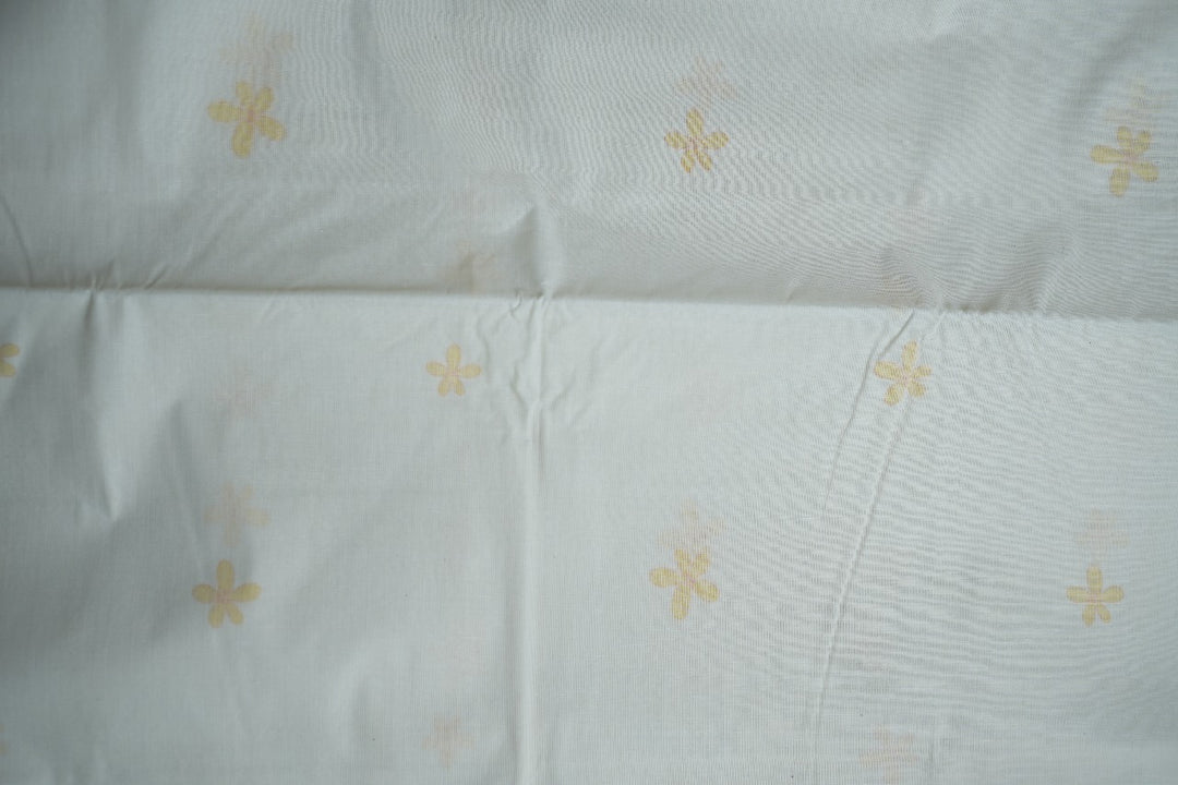 Floral Print Onam Saree TSA345