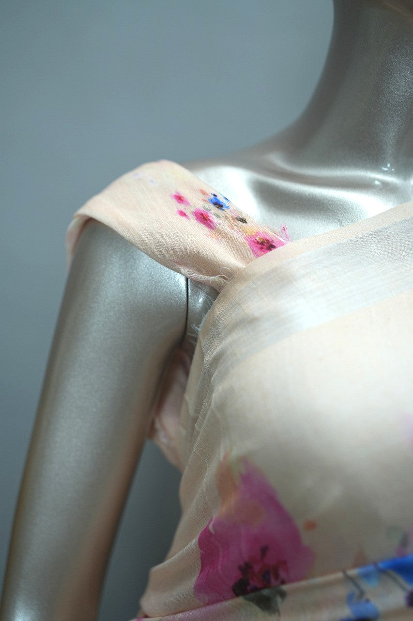 Linen Saree TSA3113