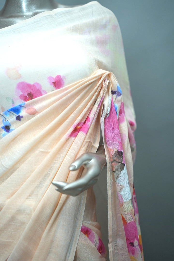 Linen Saree TSA3113