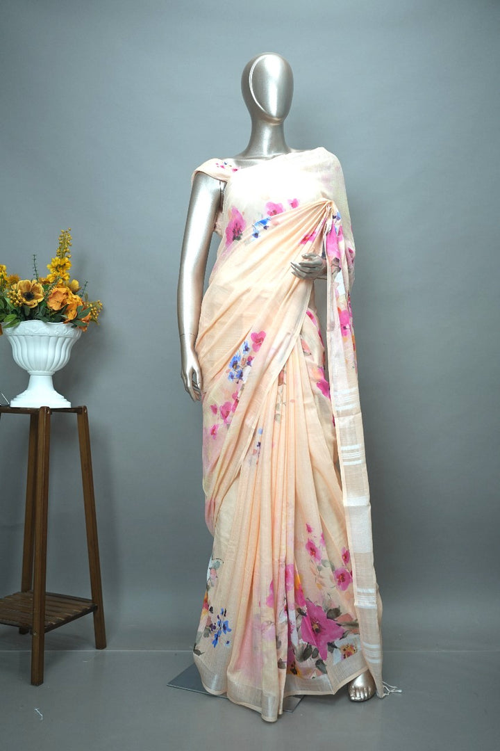 Linen Saree TSA3113