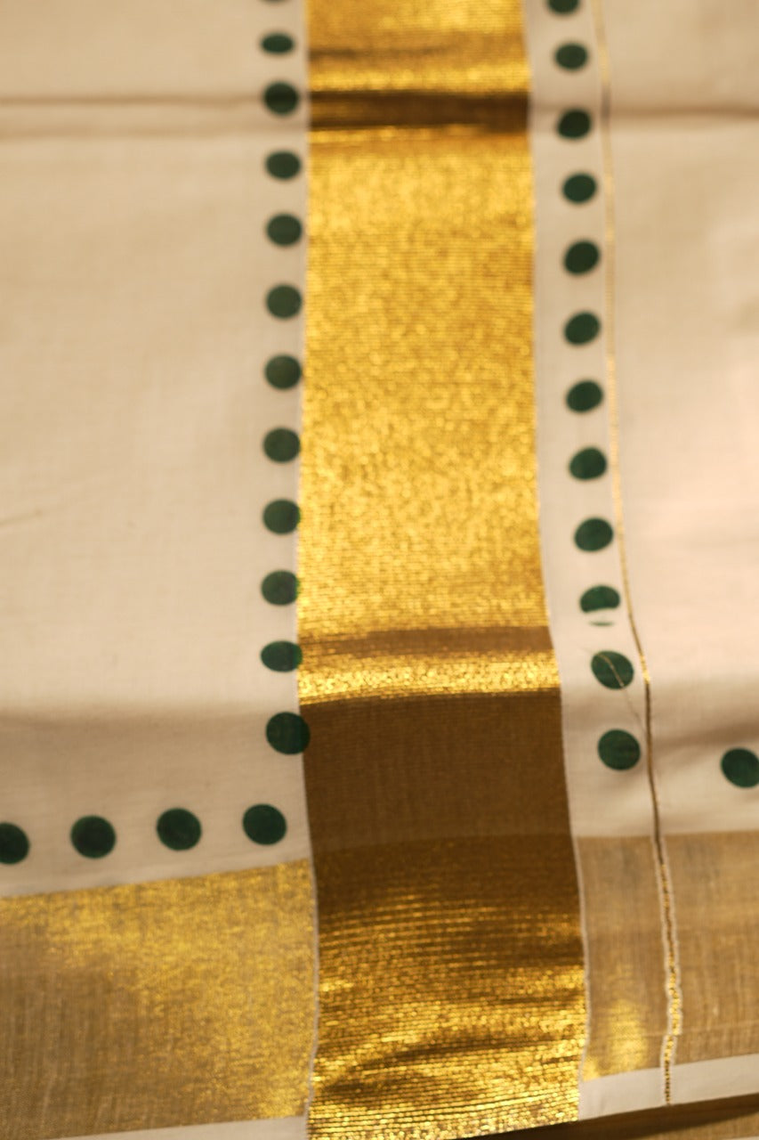 Kerala Cotton Saree TSA373