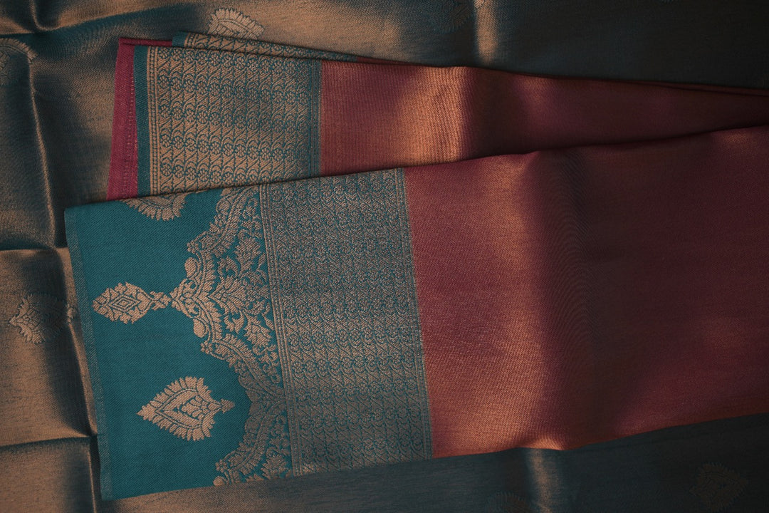 Semi- Silk Un Stitched Dhawani TDA3089