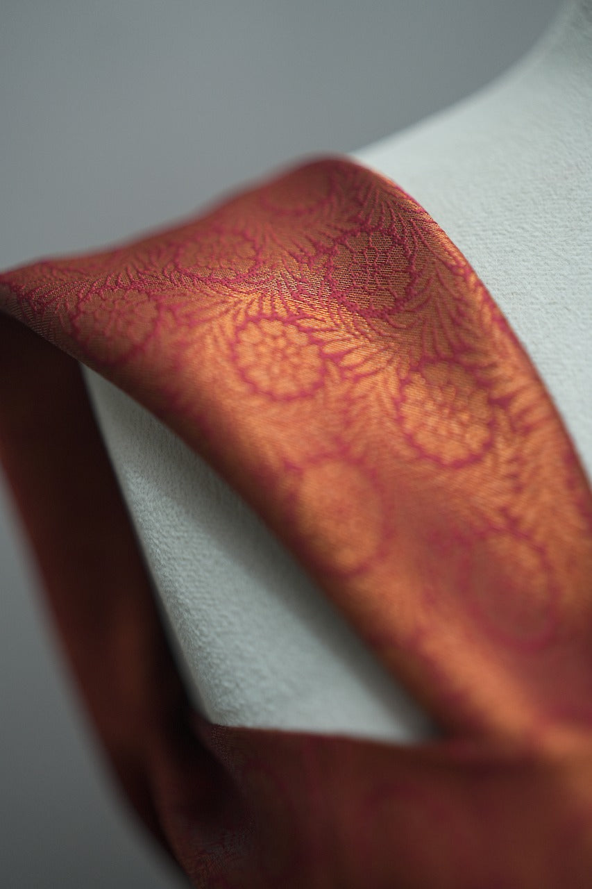Semi- Silk Un Stitched Dhawani TDA3089