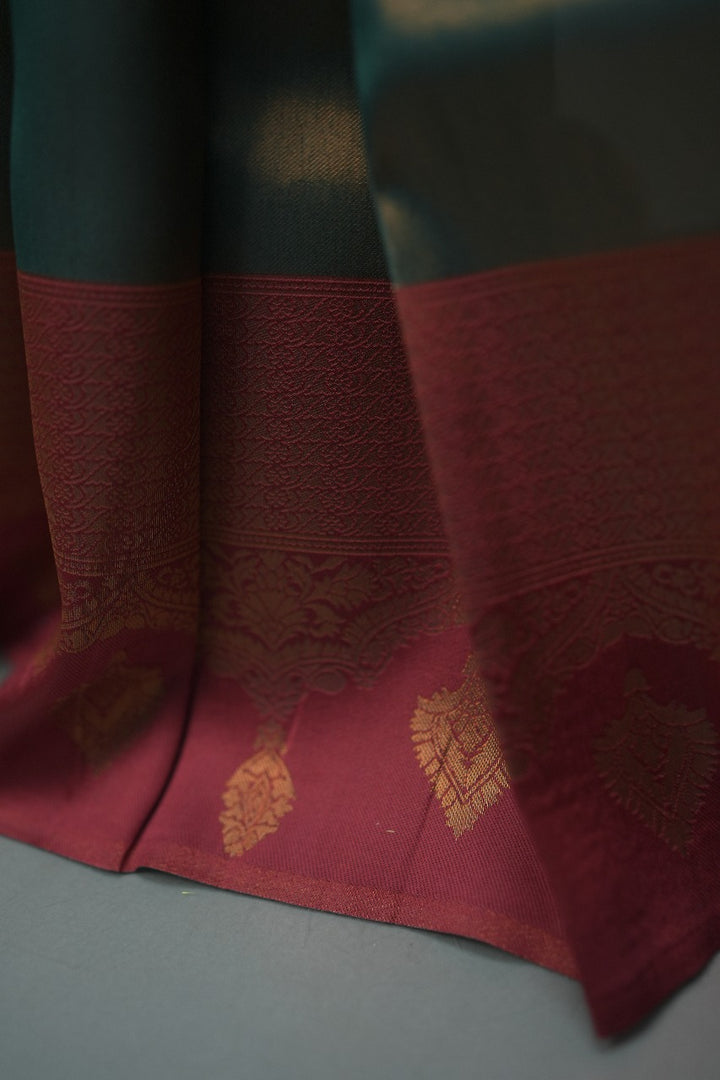 Semi- Silk Un Stitched Dhawani TDA3089