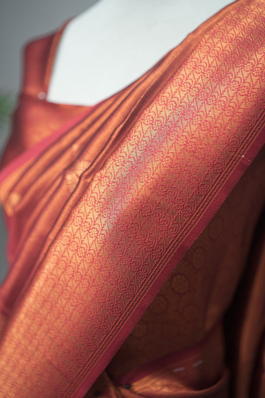 Semi- Silk Un Stitched Dhawani TDA3089