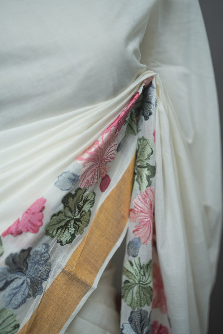 Kerala Cotton Saree TSA376