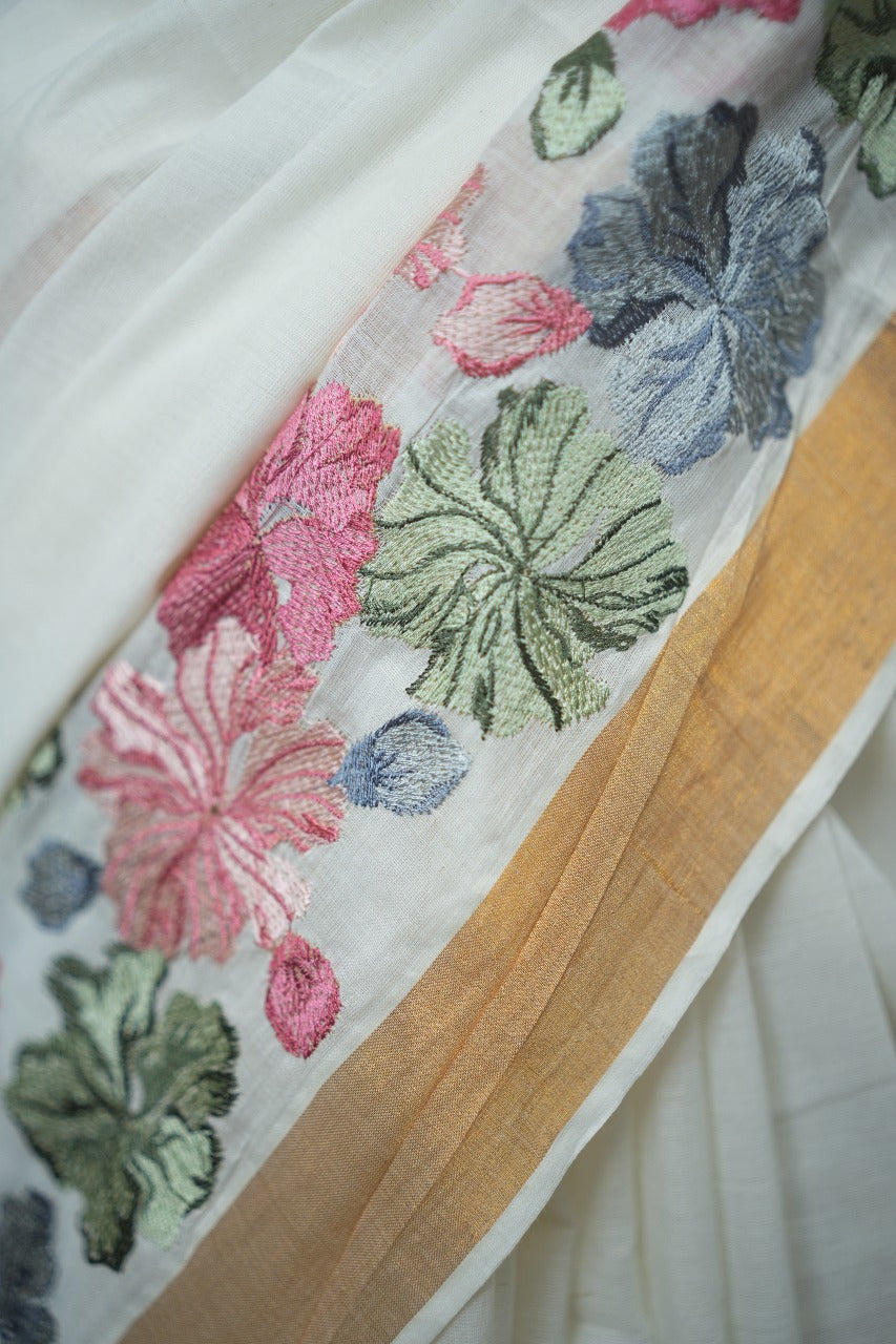 Kerala Cotton Saree TSA376