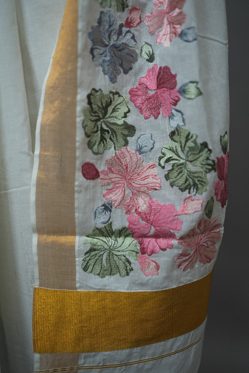 Kerala Cotton Saree TSA376