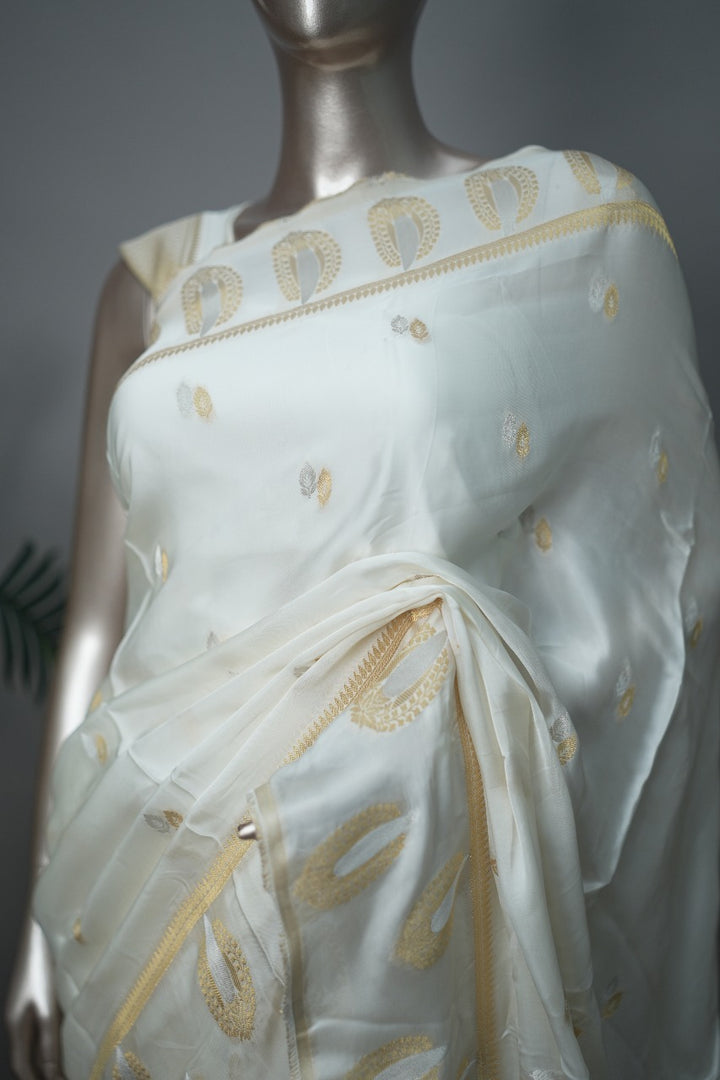 Satin Organza Saree TSA3059