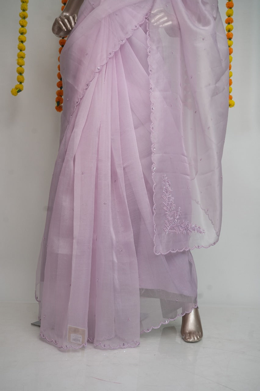 Organza Saree TSA3085