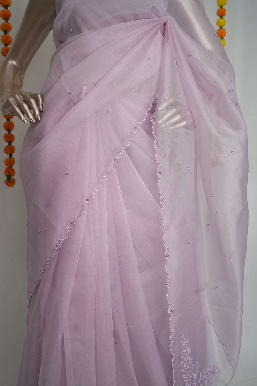 Organza Saree TSA3085