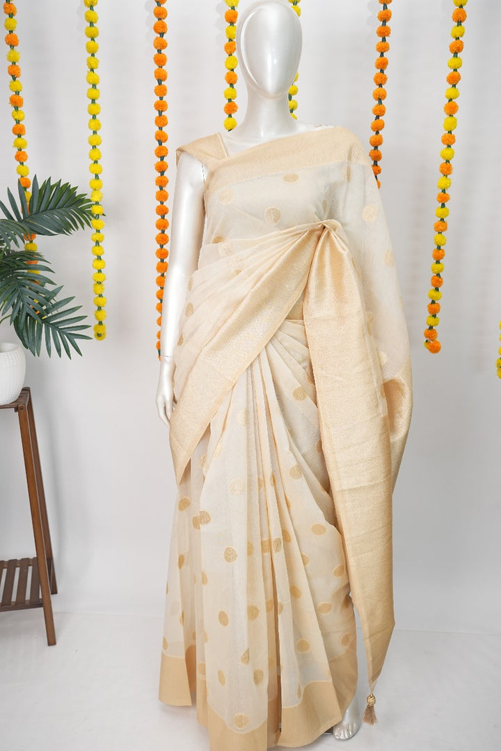 Polka Dot Saree TSA3101