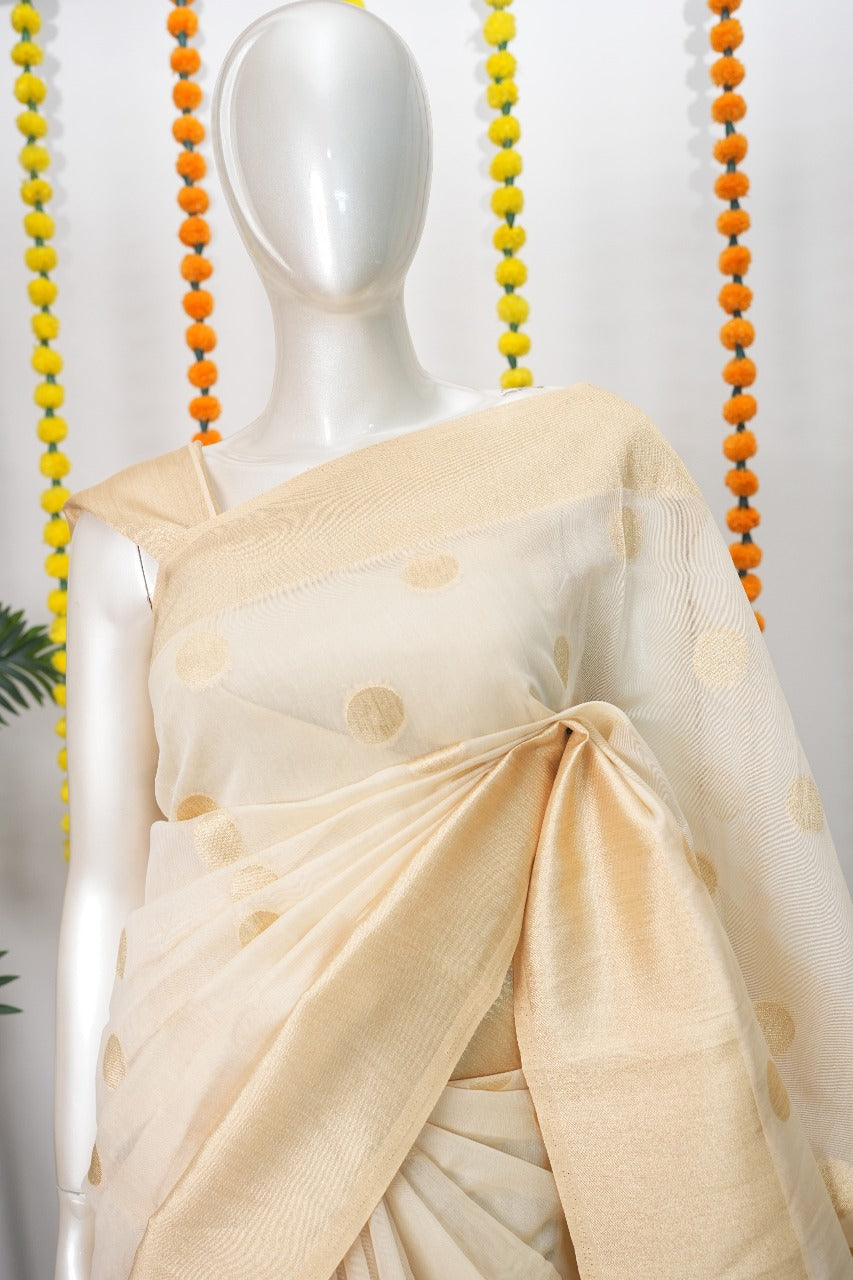 Polka Dot Saree TSA3101