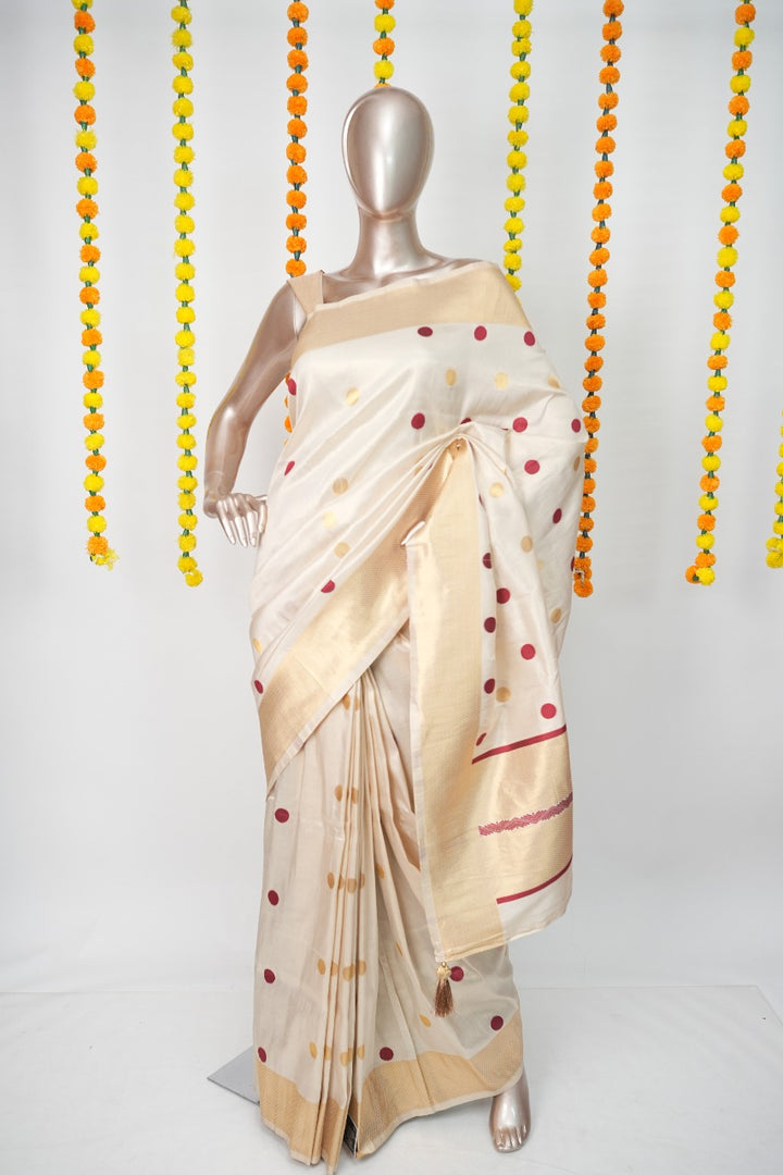 Polka Dot Saree TSA3145